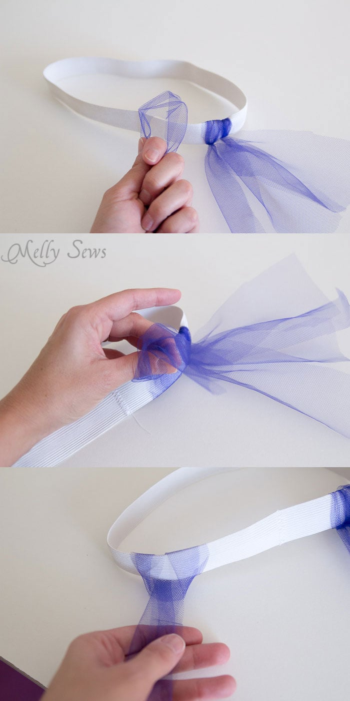 Make a tutu - no sew method for making tutus - Melly Sews