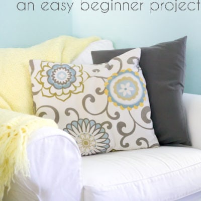 Sew Envelope Pillow Covers – Beginner Sewing Projects