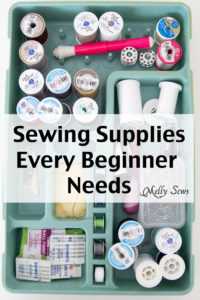 Read about the 5 Sewing Supplies Every Beginner Needs - Beginner Sewing Tools - Melly Sews