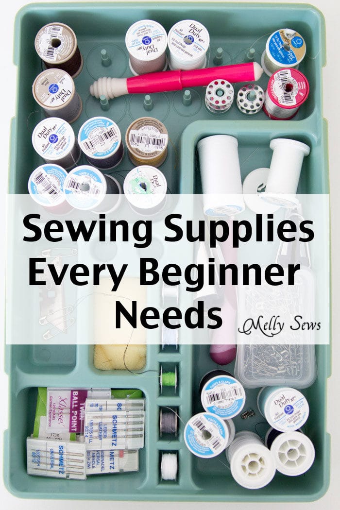 Read about the 5 Sewing Supplies Every Beginner Needs - Beginner Sewing Tools - Melly Sews