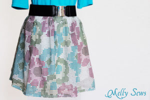 Sew a Simple Skirt Tutorial - Melly Sews