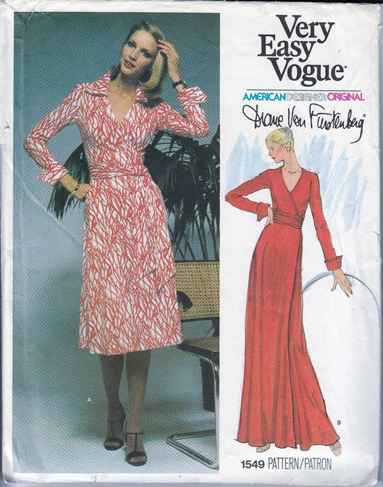 Vogue 1549 Diane Von Furstenberg wrap dress sewing pattern - Most Expensive Sewing Patterns - Melly Sews