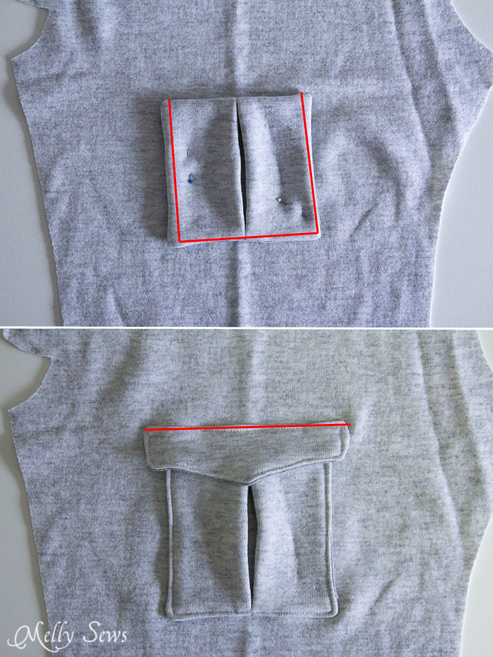 Step 2 - Sew an on trend pair of slim sweatpants for boys with this FREE sewing pattern from Melly Sews and Blank Slate Patterns