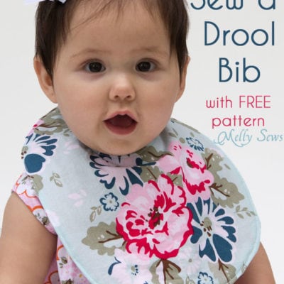 Sew a Drool Bib – FREE Baby Bib pattern