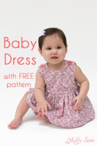 Sew a Baby Dress with a Free Pattern - Melly Sews