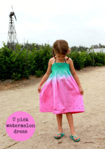 Watermelon sundress by Sew Country Chick - 30 Days of Sundresses - Melly Sews