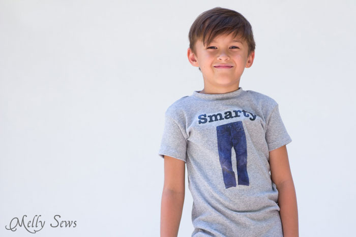 Smarty Pants T-shirt, Clean Slate Shorts Pattern - Blank Slate Patterns Prepster Pullover Pattern mashup - sewing patterns for boys - Melly Sews