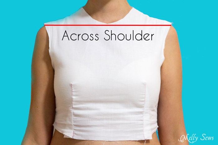Across shoulder measurement - Melly Sews