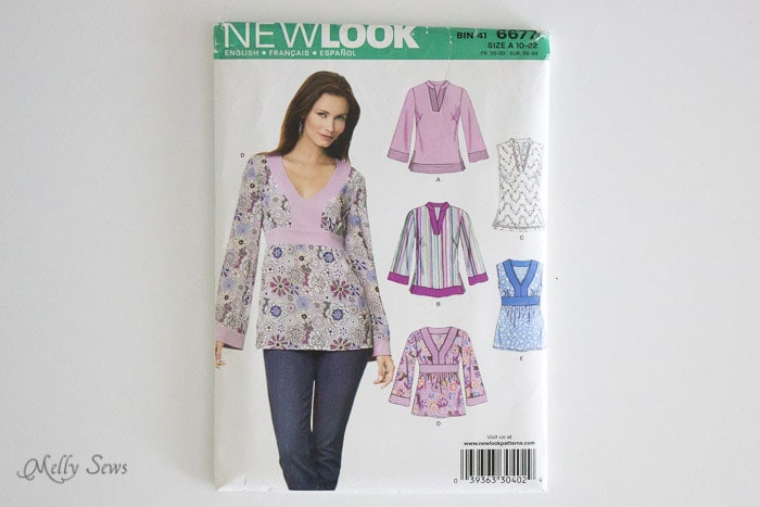 New Look 6677 - How to fit a pattern - Melly Sews