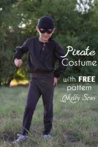 PIrate Costume - Free pattern to make a pirate shirt - perfect for Westley from The Princess Bride - Melly Sews