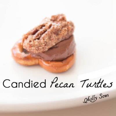 Candied Pecan Turtles