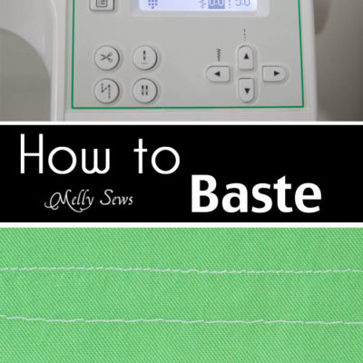 How to Baste – Sewing Glossary