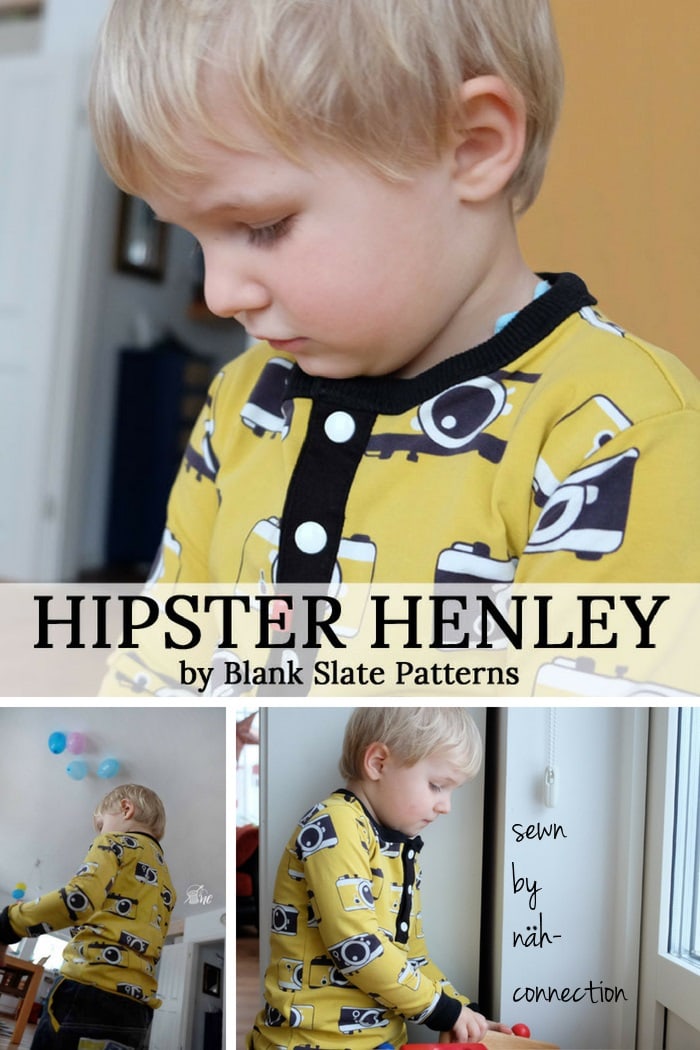 Hipster Henley by Blank Slate Patterns sewn by Nah Connection