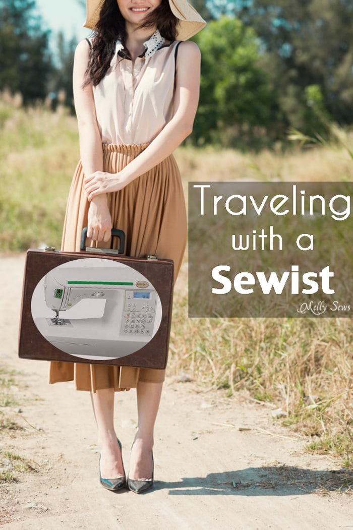 Traveling with a Sewist - LOL! So funny - dealing with someone obsessed with sewing when you travel with them - Melly Sews 