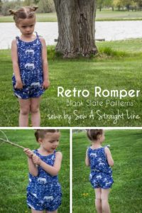 Retro Romper by Blank Slate Patterns Sewn by Sew A Straight Line