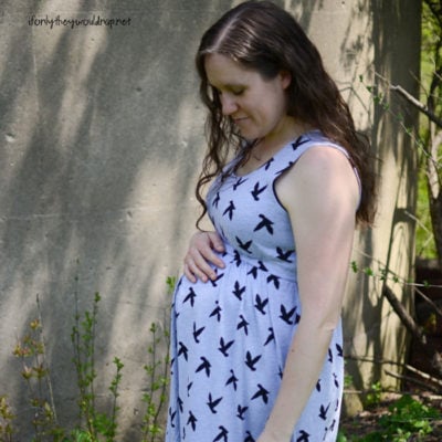 Maternity Catalina Dress with If Only They Would Nap – Blank Slate Sewing Team