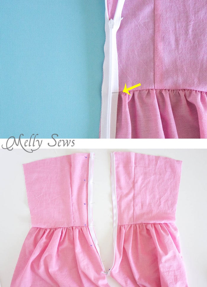 How to Sew an Invisible Zipper - Melly Sews