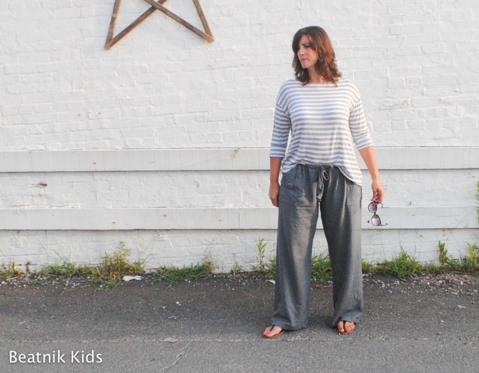 Blank Slate Oceanside Pants pattern review by Your Rosie