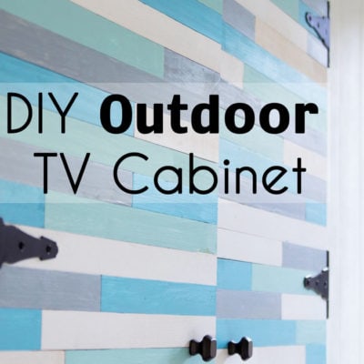 Outdoor TV Cabinet DIY
