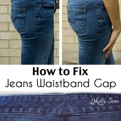 Fix Jeans Waistband Gap – Jean-ious Ideas