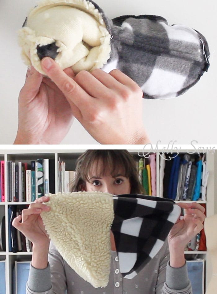 How to Sew Fleece Slippers Detailed Instructions by learncreatesew