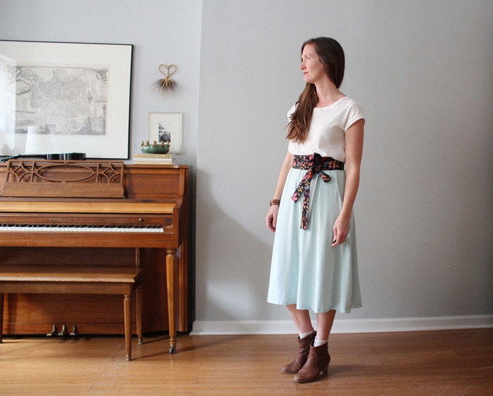 marigold skirt sewing pattern from blank slate patterns sewn by sweetkm