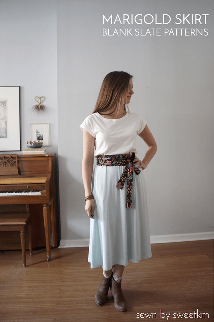 marigold skirt sewing pattern from blank slate patterns sewn by sweetkm