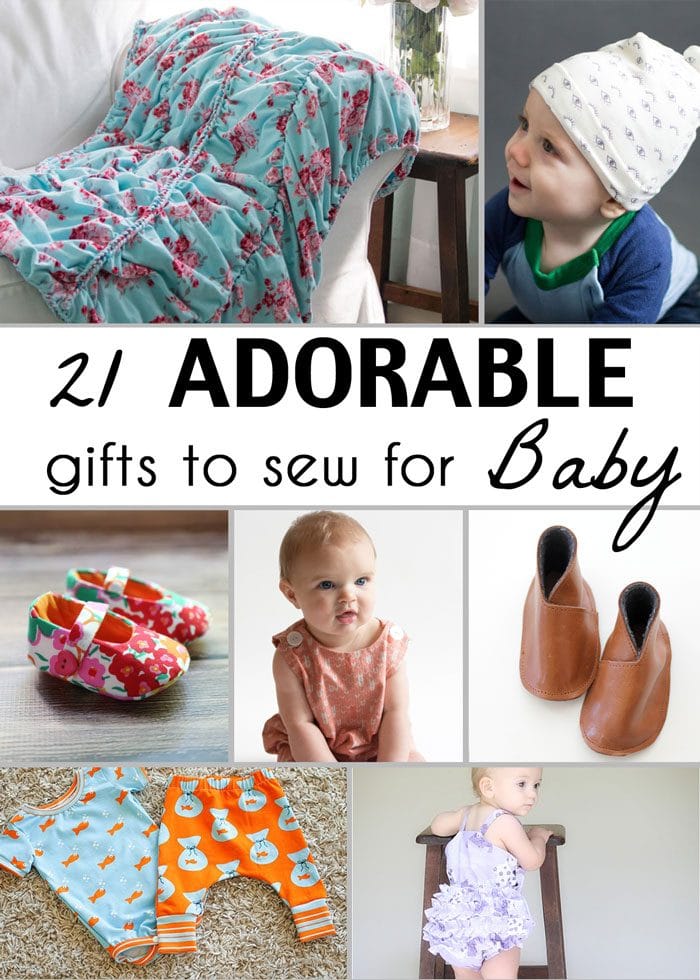 21 Gifts to Sew for Baby - So many adorable ideas for things to sew for babies! - Melly Sews