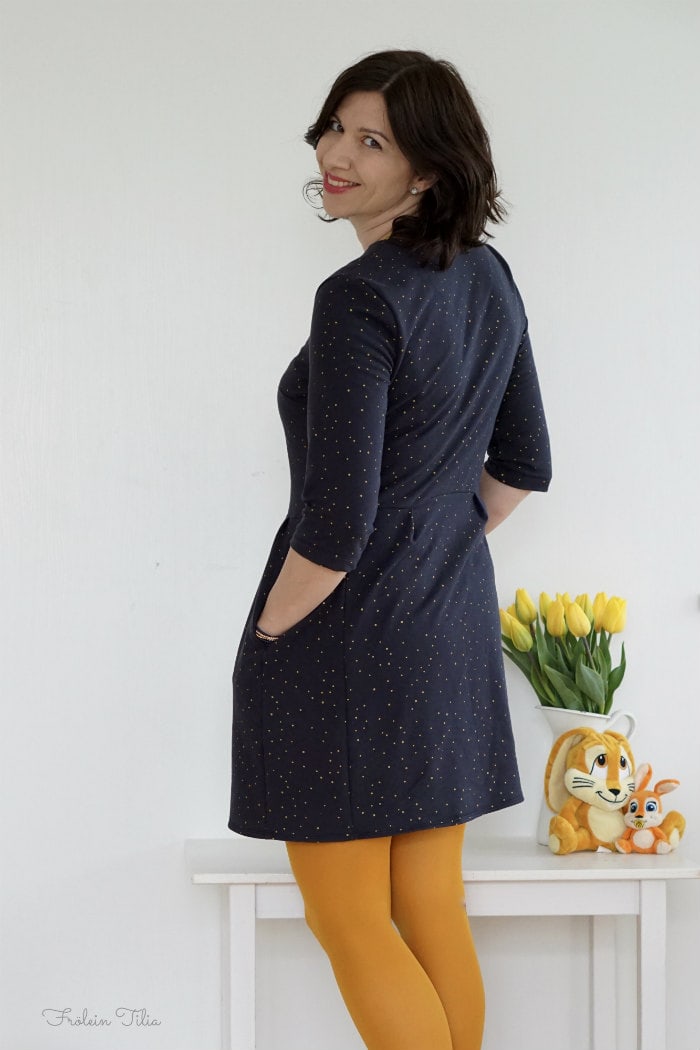 Marbella Dress by Blank Slate Patterns sewn by Froelein Tilia