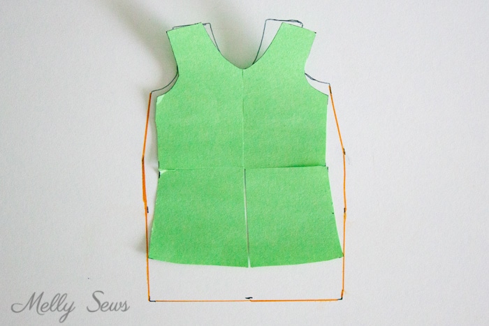 How to modify sewing patterns for maternity - maternity pattern alteration - Melly Sews