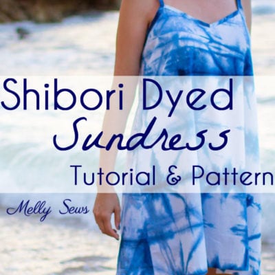 Shibori Dyed Sundress – How To Indigo Dye