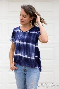 Sew a Swing T-shirt - Austin Tee Pattern Hack - Melly Sews
