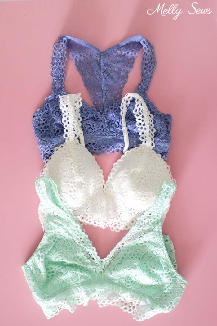 Converting Ready Made Bralettes To Fit Better - Melly Sews