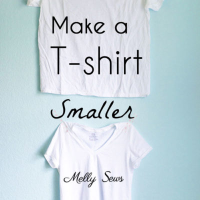 How to Make a Big Shirt Smaller