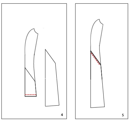 Denver Dress sewing pattern from Blank Slate Patterns sewn by Inspinration - pocket hack illustration
