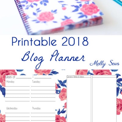 2018 Printable Planner – My New Blog Planner
