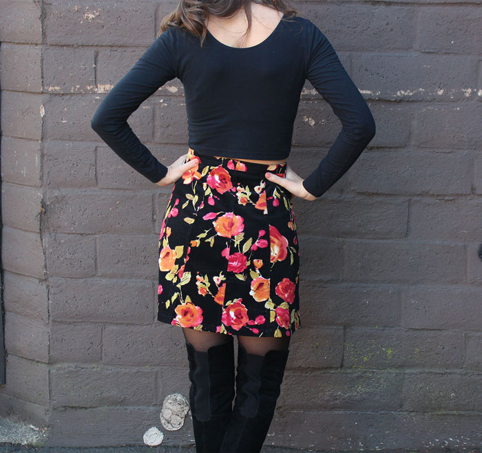 Tillery Skirt sewing pattern by Blank Slate Patterns sewn by Handmade by Lizzy