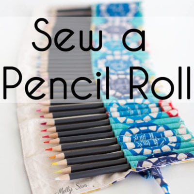 Sew a Pencil Roll – DIY Crayon Roll