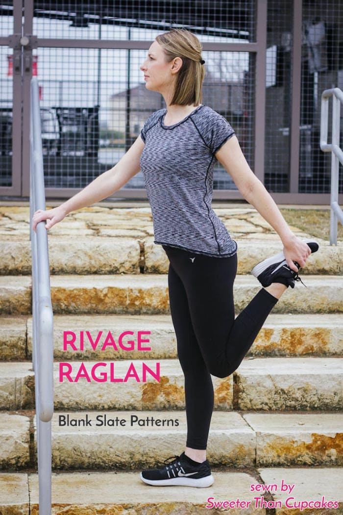 Rivage Raglan sewing pattern by Blank Slate Patterns sewn by Sweeter Than Cupcakes
