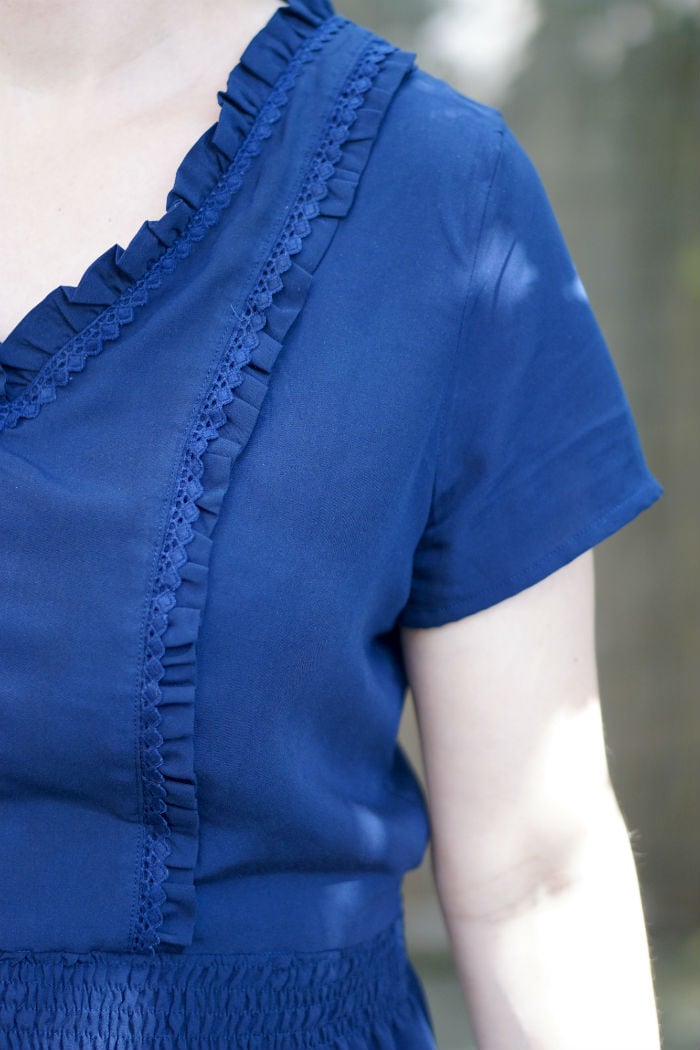 Auberley Dress sewing pattern by Blank Slate Patterns sewn by Frölein Tilia