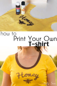 How to make a custom t-shirt - DIY Tutorial to Print Your Own T-shirt by Melly Sews