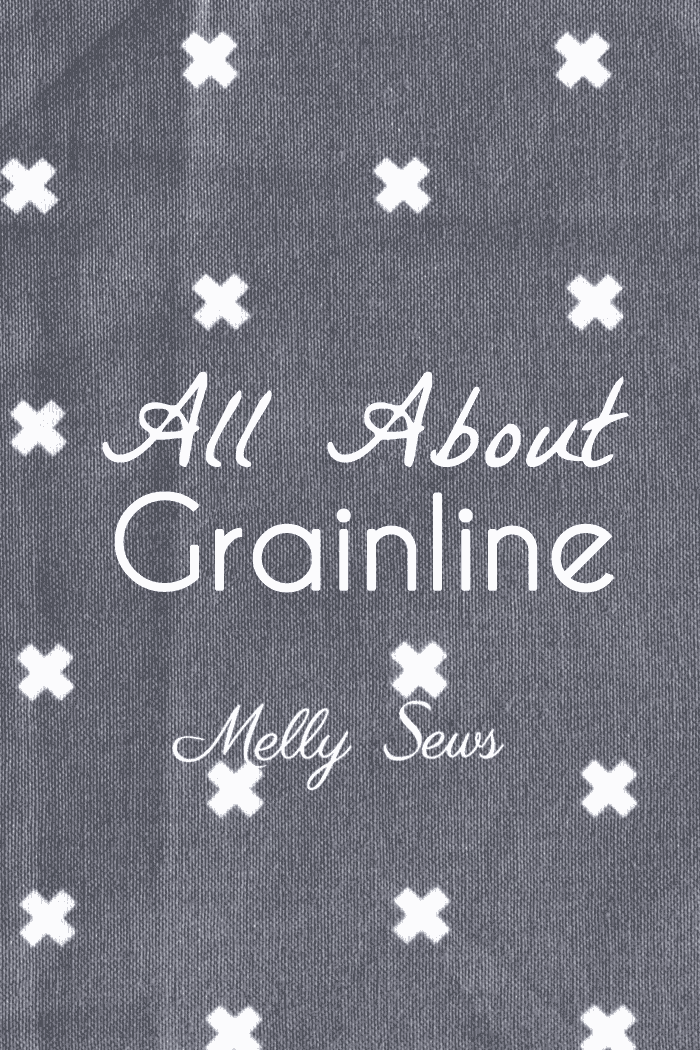 Understanding grainline - what is fabric grain and how is it important in sewing? - Melly Sews