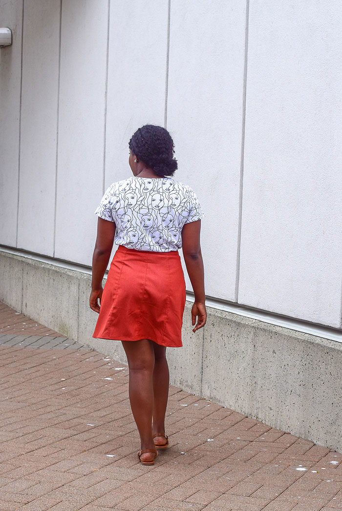 Tillery Skirt sewing pattern from Blank Slate Patterns sewn by The Ravel Out