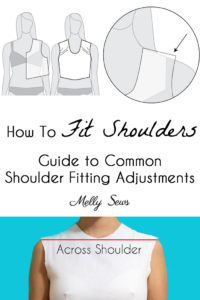 Shoulder Fitting for Sewing - Melly Sews