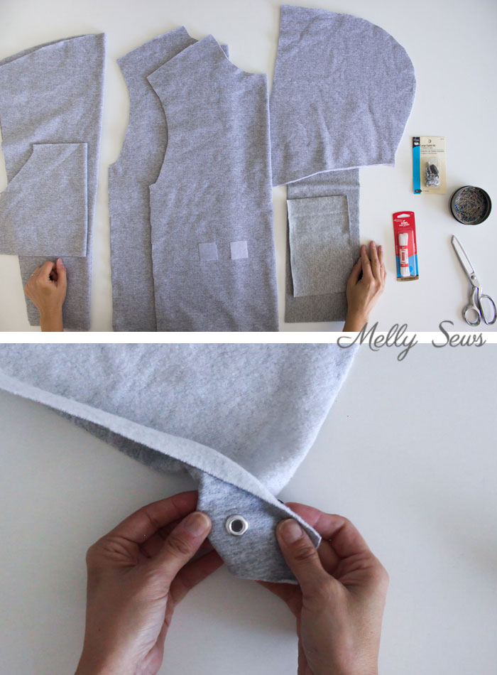 step 1 - Sew a Hoodie - Make a Hoodie for Men or Women - Unisex Hoody - Melly Sews