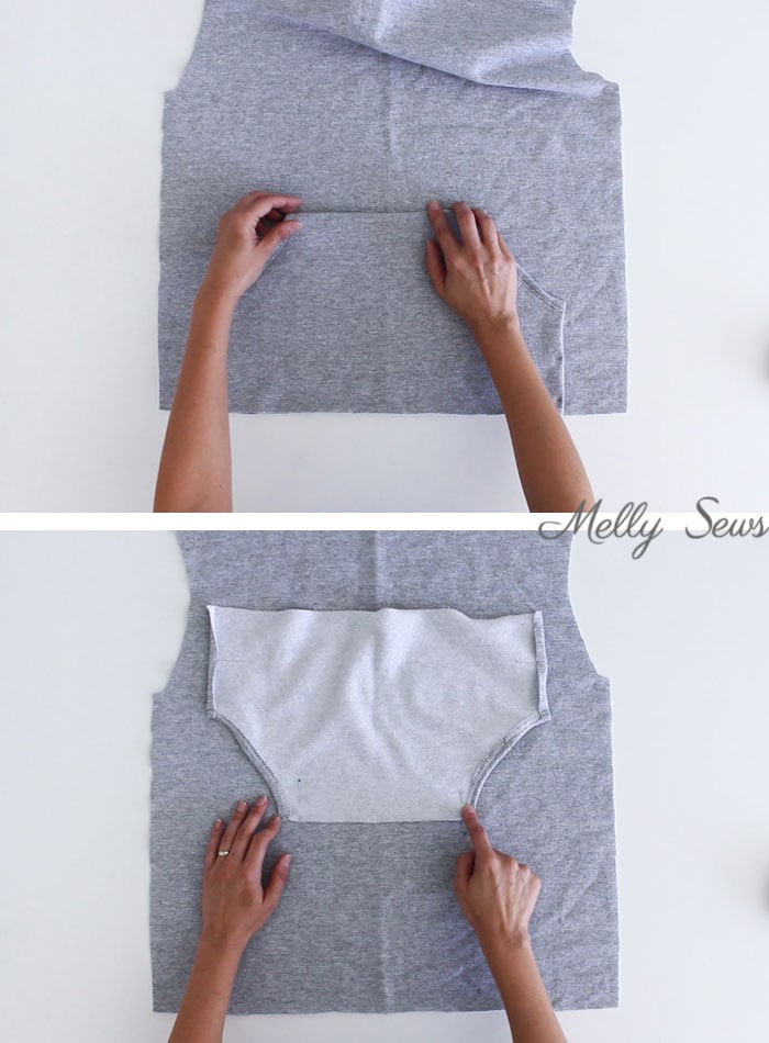 step 4 - Sew a Hoodie - Make a Hoodie for Men or Women - Unisex Hoody - Melly Sews