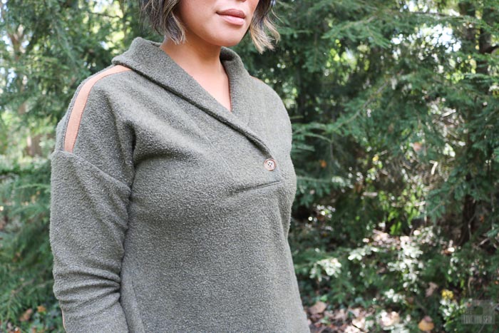 Sora Sweater sewing pattern from Blank Slate Patterns sewn by Love You Sew