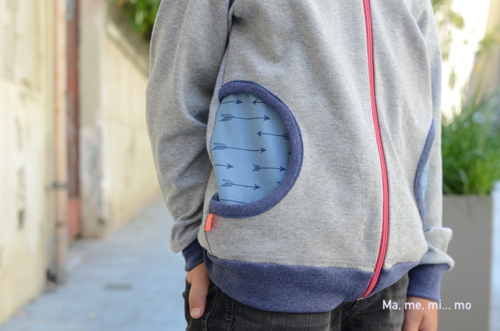 Zippy Jacket sewing pattern by Blank Slate Patterns sewn by Mamemimo