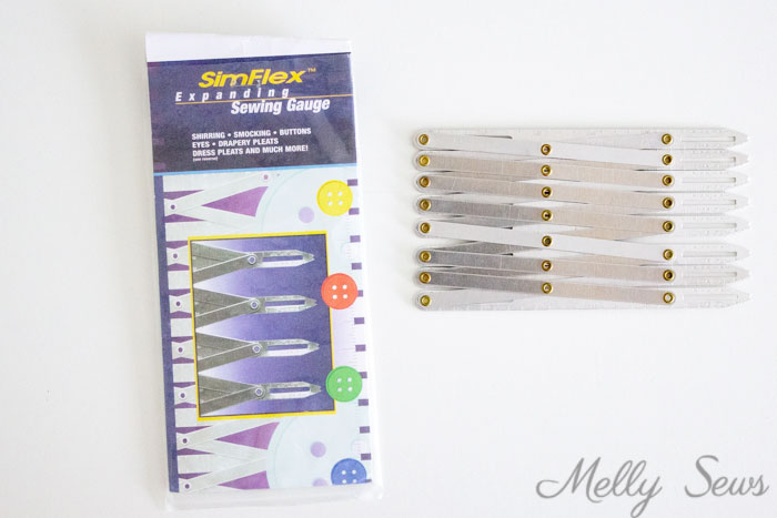 Simflex Gauge - Sewing Notions - 5 Gadgets to Make Sewing Easier - Melly Sews