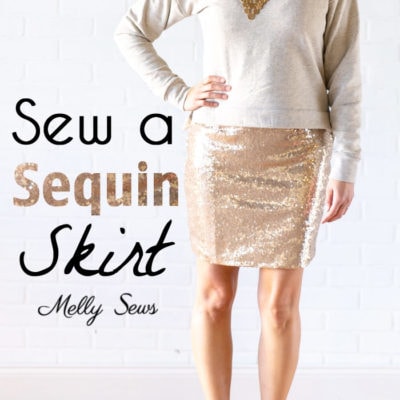 Sew a Sequin Skirt